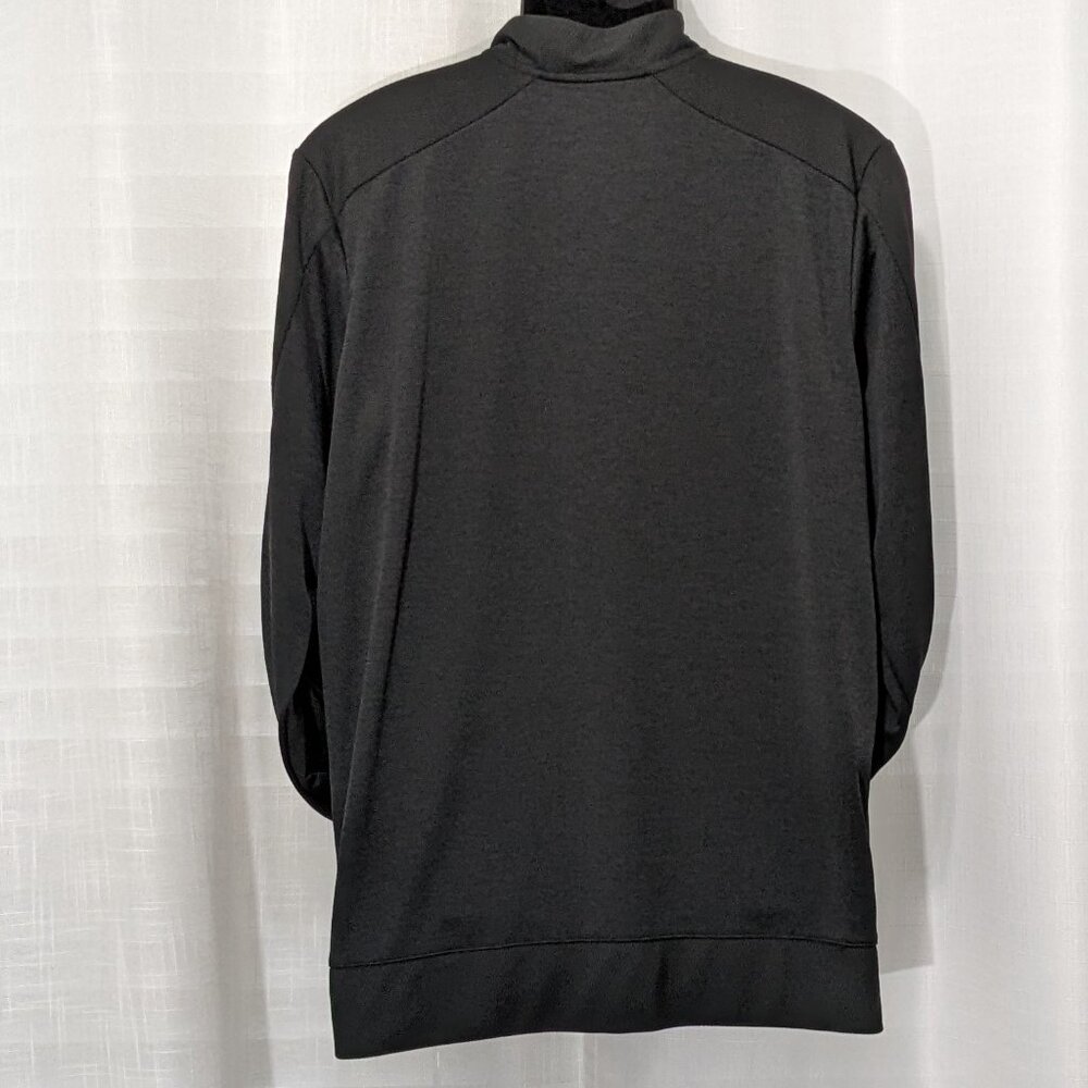 Adidas Mens Full Zip Long Sleeve Running Carrera Black  Jacket Sz Large - Picture 8 of 12